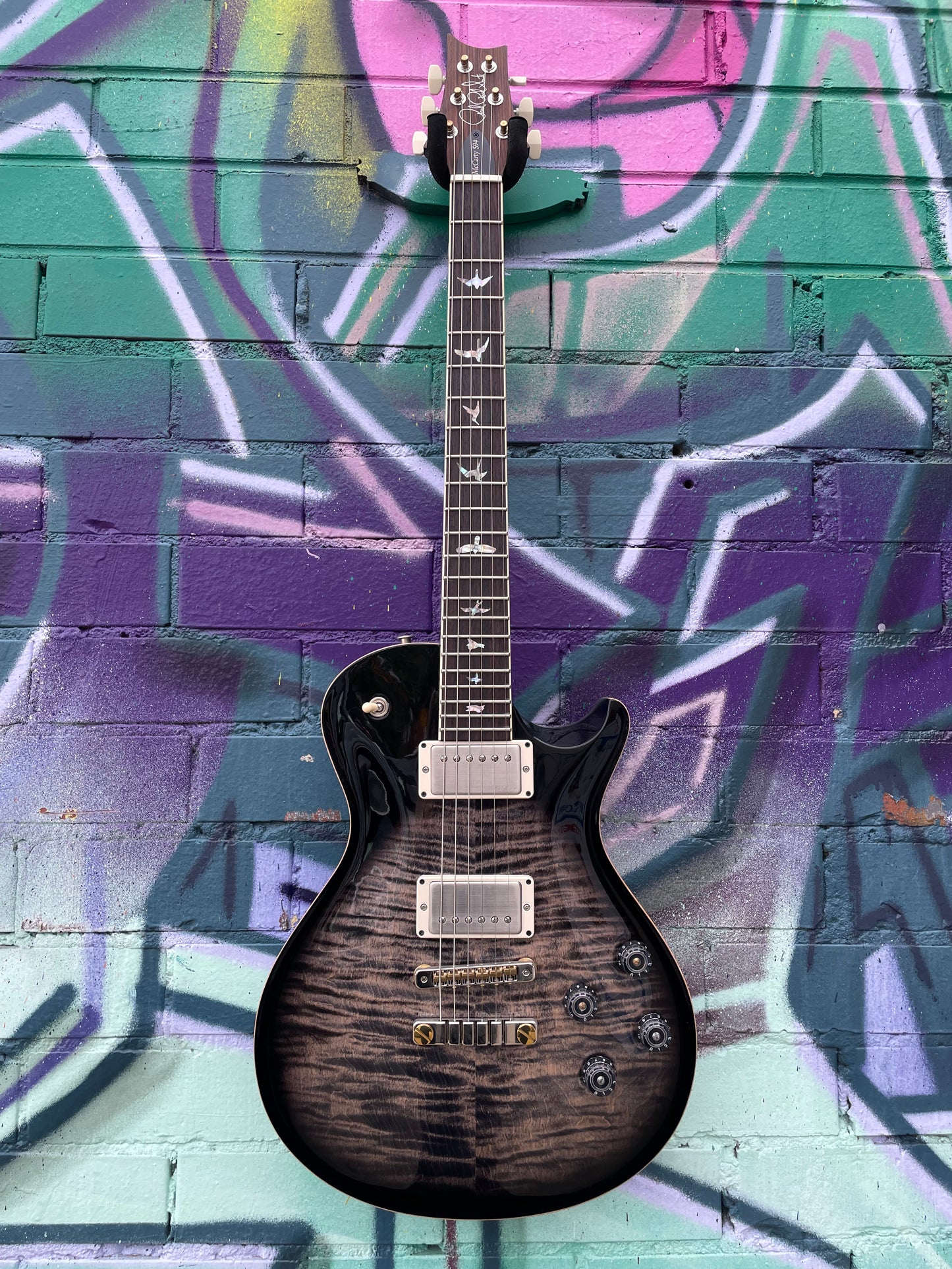 PRS USA McCarty 594 Singlecut-Electric Guitar - Charcoal Burst