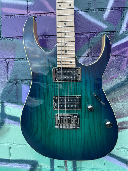 Ibanez RG Standard RG421AHM BMT Electric Guitar - Blue Moon Burst