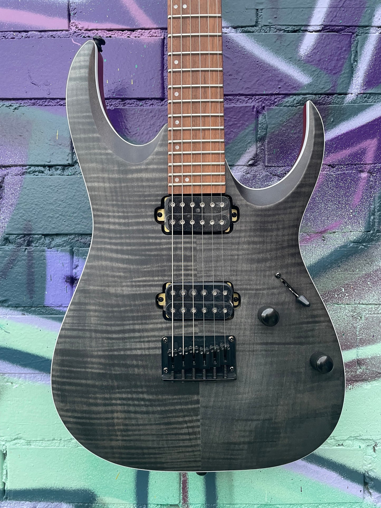 Ibanez RGA Standard RGA42FM TGF Electric Guitar - Transparent Gray Flat