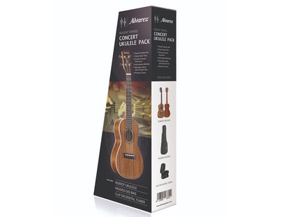 Alvarez RU90CP- Concert Uke Pack