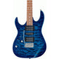 Ibanez RX70QAL, Left Handed Electric Guitar- Trans Blue Burst