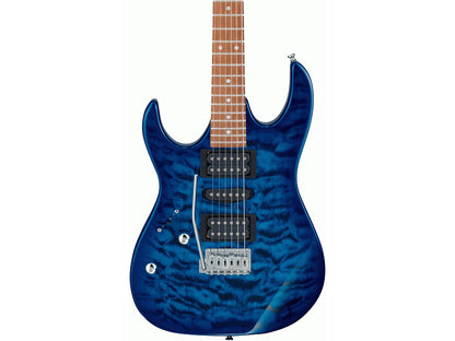 Ibanez RX70QAL, Left Handed Electric Guitar- Trans Blue Burst