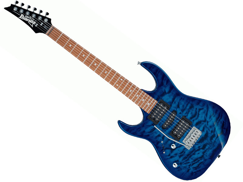 Ibanez Rx70 Ibanez RX70QAL, Left Handed Electric Guitar- Trans Blue Burst – Guitar ...