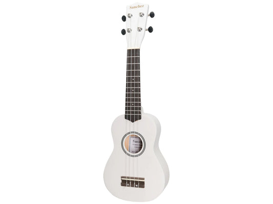 Sanchez 'Colour Series' Soprano Ukulele- White