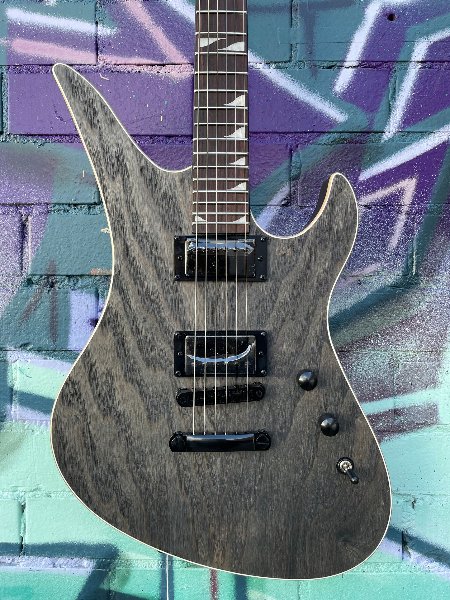 Schecter Avenger Standard Electric Guitar - Charcoal Satin
