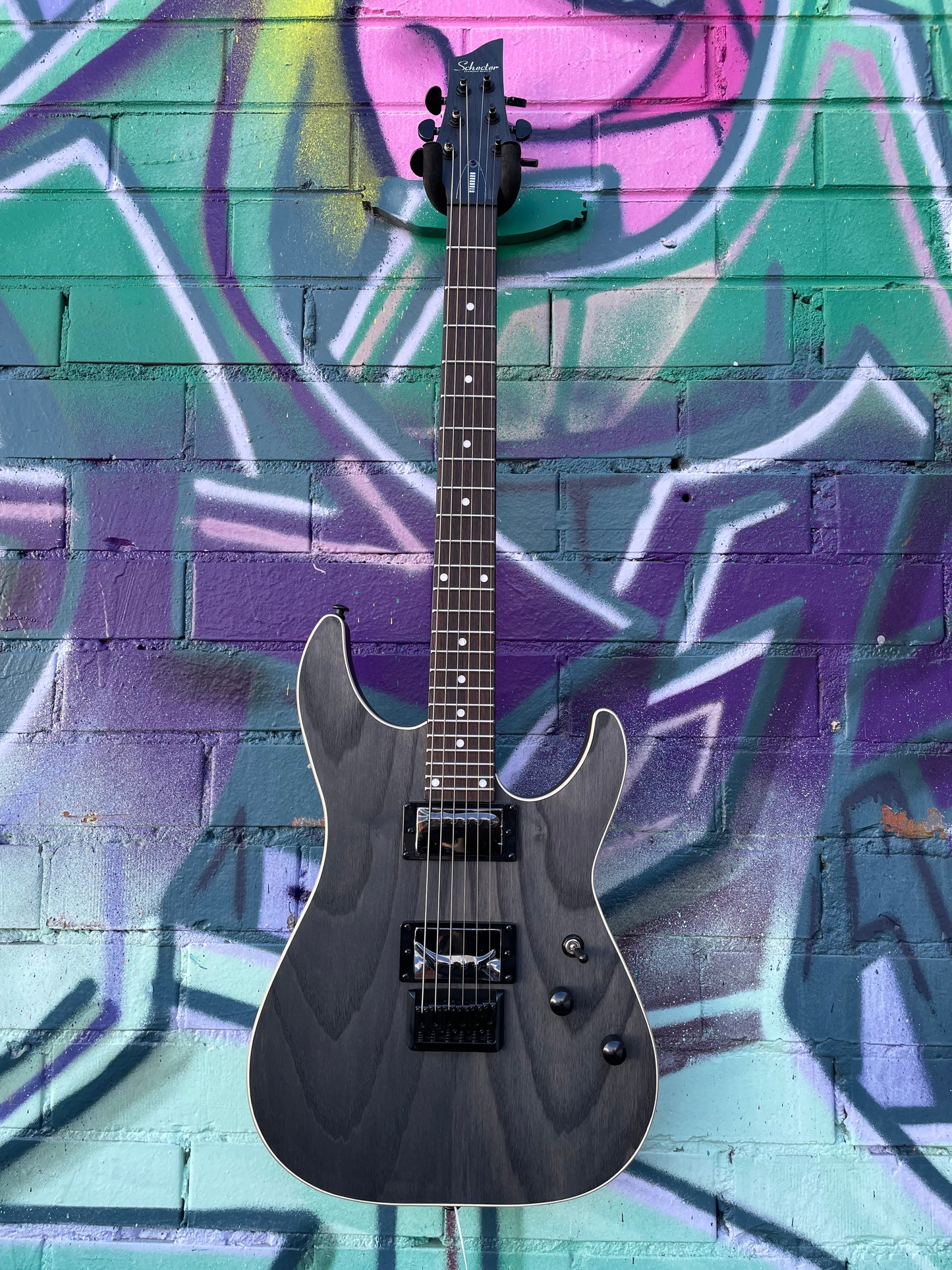 Schecter C-1 Standard Electric Guitar - Charcoal Satin