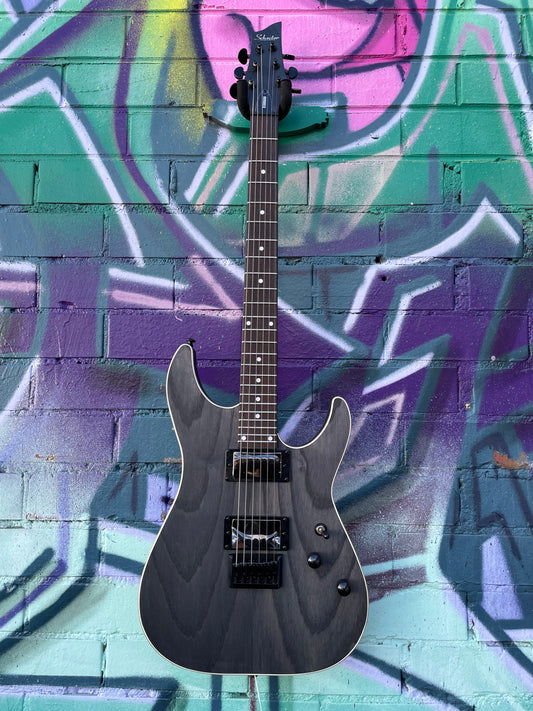 Schecter C-1 Standard Electric Guitar - Charcoal Satin