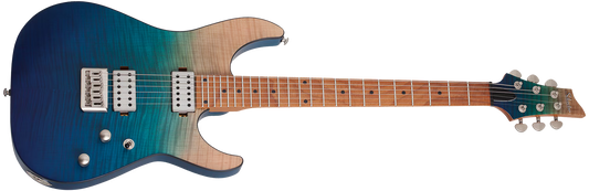 Schecter C 1 Standard Plus Electric Guitar Blue Fade