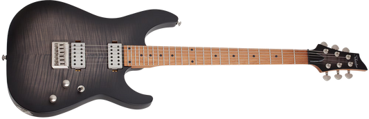 Schecter C-1 Standard Plus Electric Guitar - Ember Burst