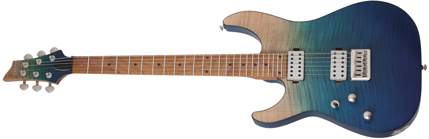 Schecter C-1 Standard Plus Left Handed Electric Guitar - Blue Fade