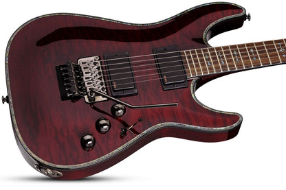 Schecter Hellraiser C-1 FR Electric Guitar - Black Cherry