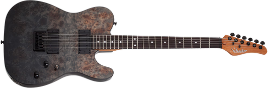Schecter PT Standard Electric Guitar Black Fade Burst Burl