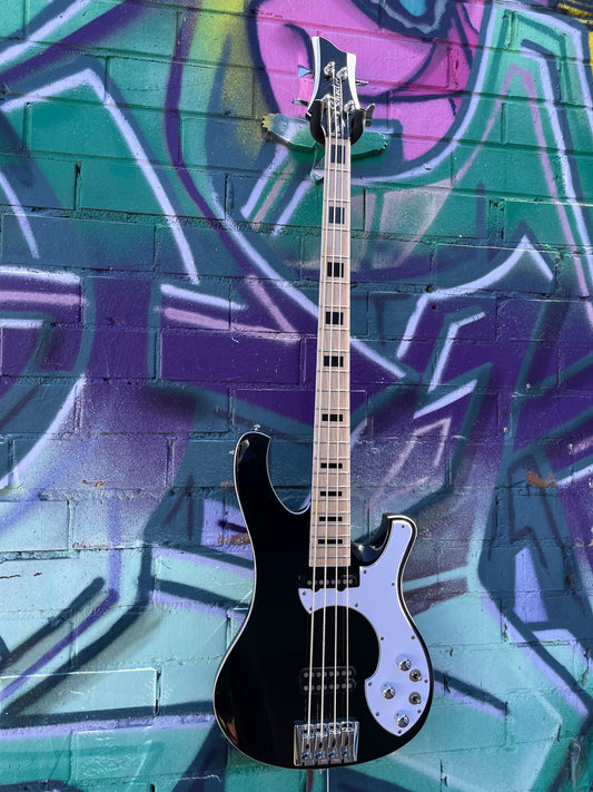 Schecter Stargazer-4 Electric Bass - Gloss Black