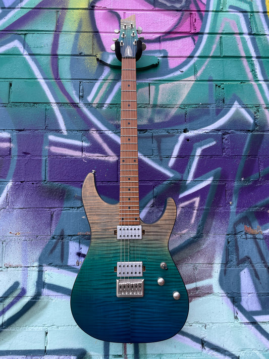Schecter C-1 Standard Plus Electric Guitar - Blue Fade