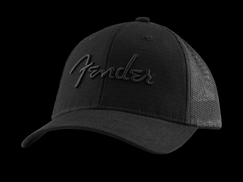 Fender Snap Back Pick Holder Hat, Black