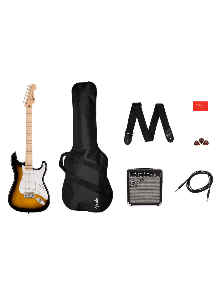 Squier Sonic Stratocaster Pack - 2-Colour Sunburst