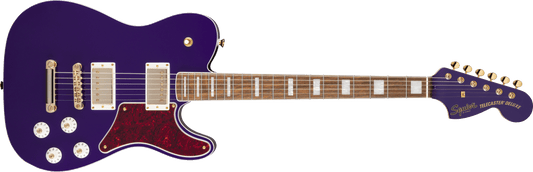 Squier FSR Limited Edition Paranormal Troublemaker Telecaster Deluxe Electric Guitar - Purple Metallic