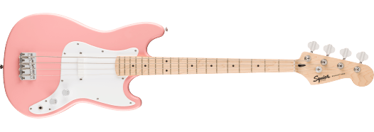Squier FSR Sonic Bronco Bass - Shell Pink