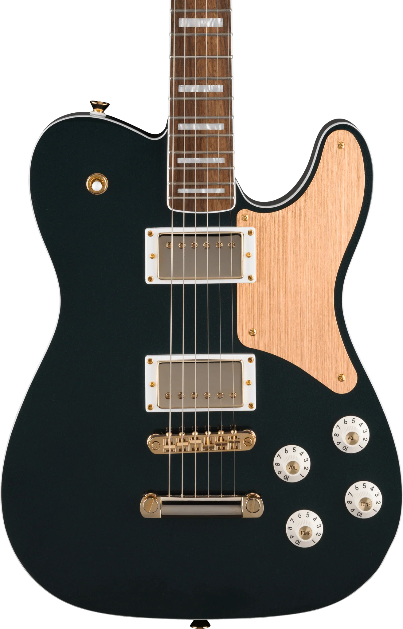 Squier Limited Edition Paranormal Troublemaker Telecaster Deluxe Electric Guitar - Cadillac Green