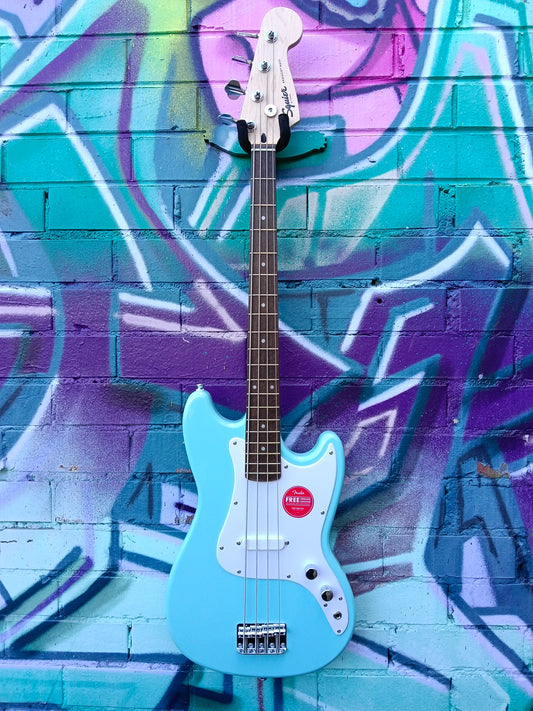 Squier Sonic Bronco Bass - Daphne Blue