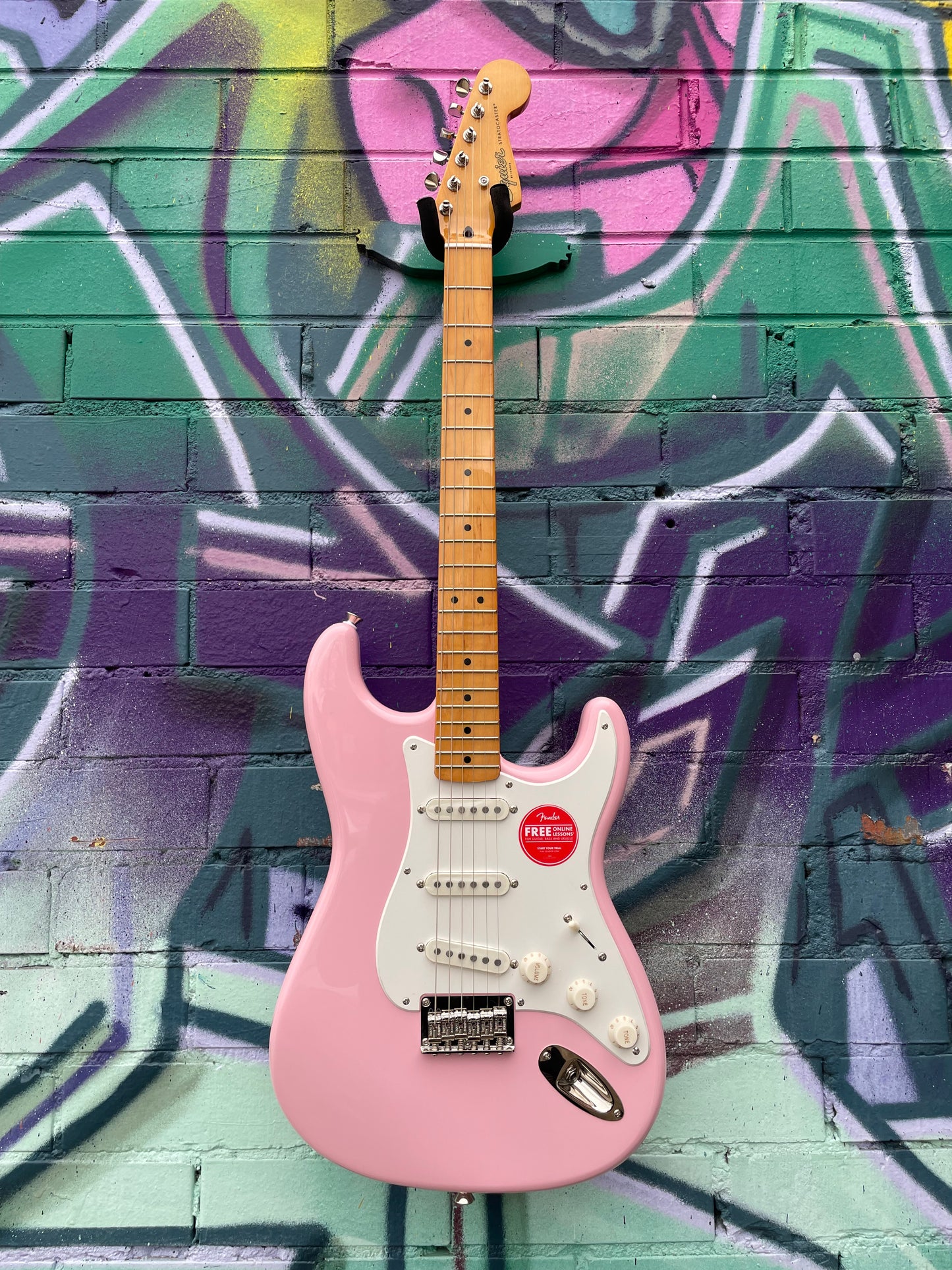 Squier Classic Vibe 50s Stratocaster HT Electric Guitar - Shell Pink
