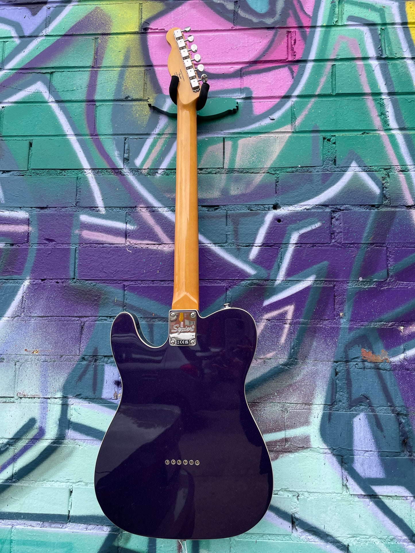 Squier FSR Classic Vibe Baritone Custom Telecaster Electric Guitar - Purple Sparkle