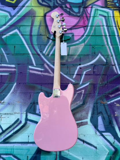 Squier FSR Sonic Bronco Bass - Shell Pink