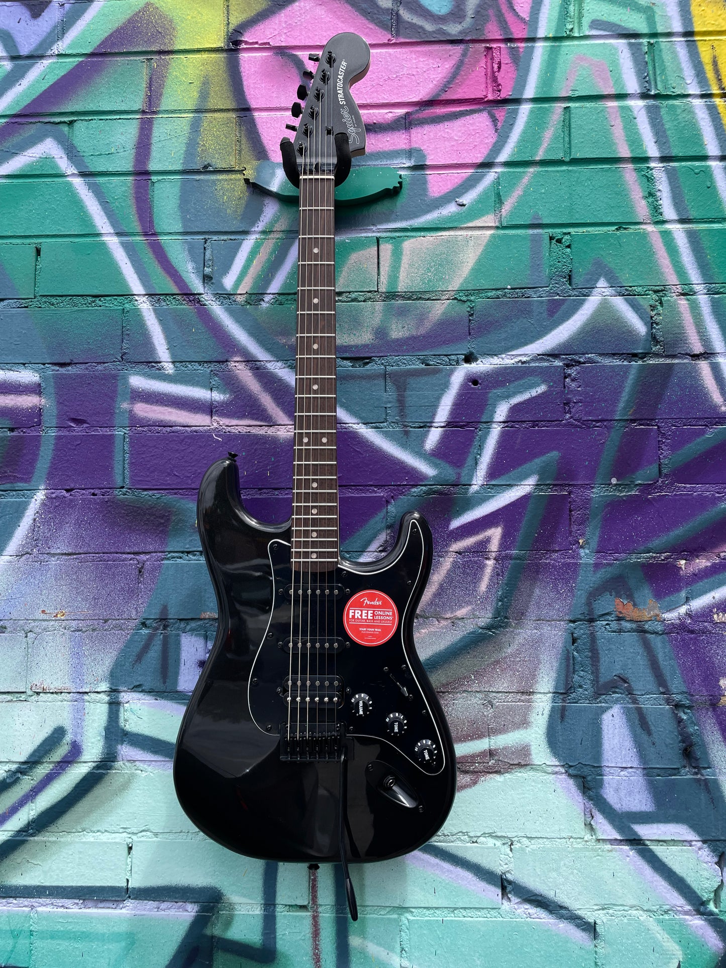 Squier Limited Edition Affinity Series Stratocaster HSS Electric Guitar - Metallic Black