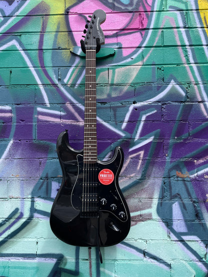 Squier Limited Edition Affinity Series Stratocaster HSS Electric Guitar - Metallic Black