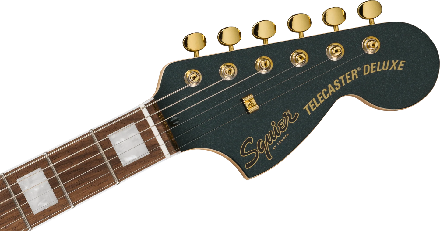 Squier Limited Edition Paranormal Troublemaker Telecaster Deluxe Electric Guitar - Cadillac Green