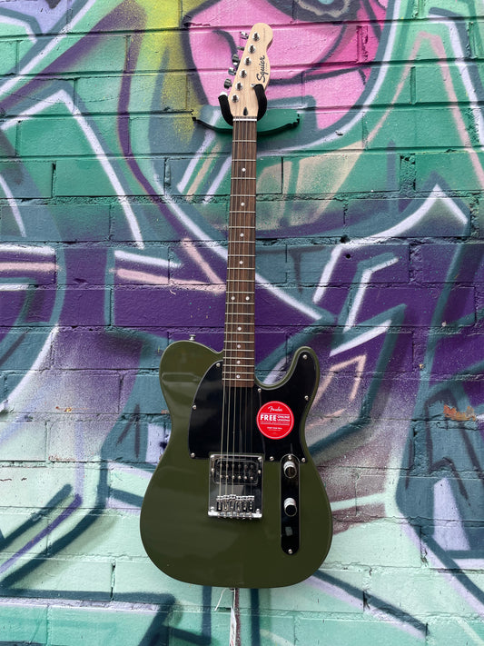 Squier Sonic Esquire H Electric Guitar - Olive