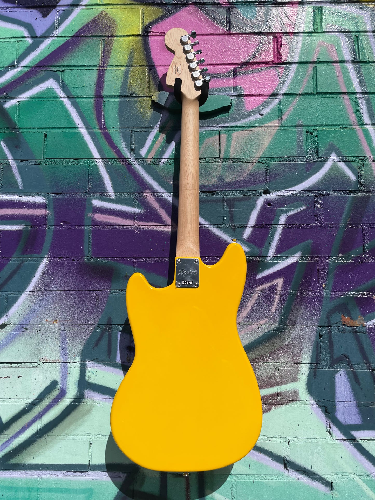Squier Sonic Limited Edition Mustang Electric Guitar - Graffiti Yellow