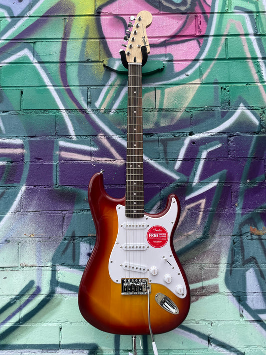 Squier Sonic Stratocaster Electric Guitar - Sienna Sunburst