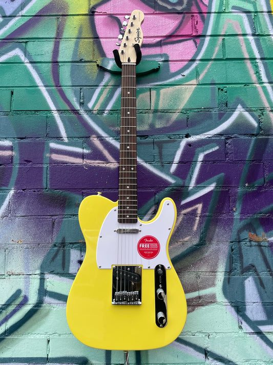 Squier Sonic Telecaster Electric Guitar - Canary Yellow