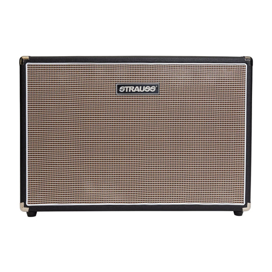 Strauss 2x12 100 Watt Open Back Speaker Cabinet - Black