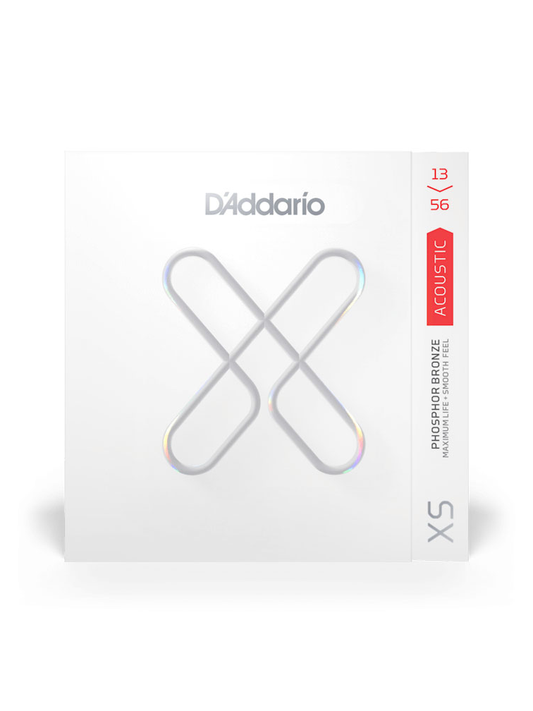 D'Addario XS Phosphor Bronze Medium 13-56 6-String Acoustic Guitar Strings