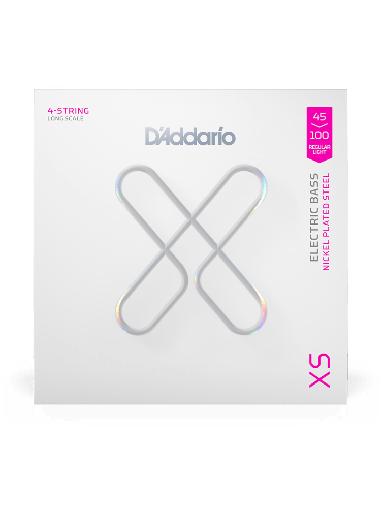 D'Addario XS Regular Light Long Scale Coated Bass Strings 45-100