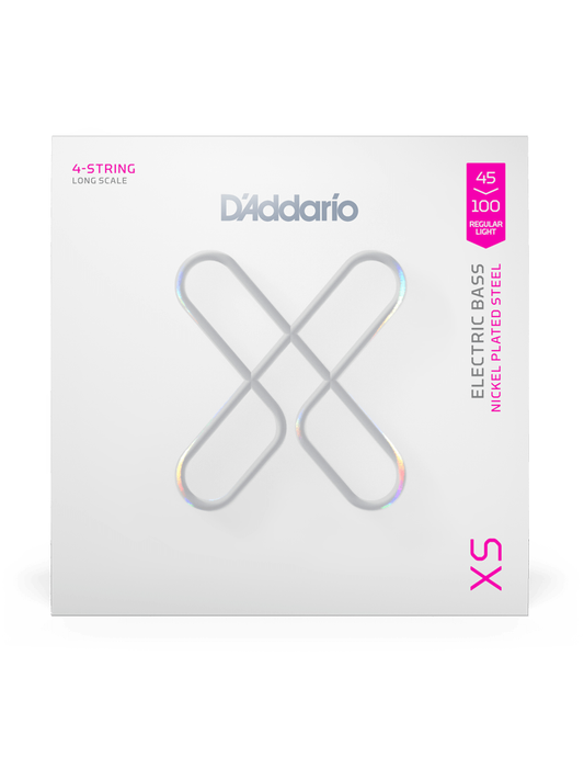 D'Addario XS Regular Light Long Scale Coated Bass Strings 45-100