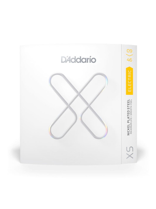 D'Addario XS Nickel XSE0946 Super Light Top/Regular Bottom 9-46 Coated 6-String Electric Guitar Strings