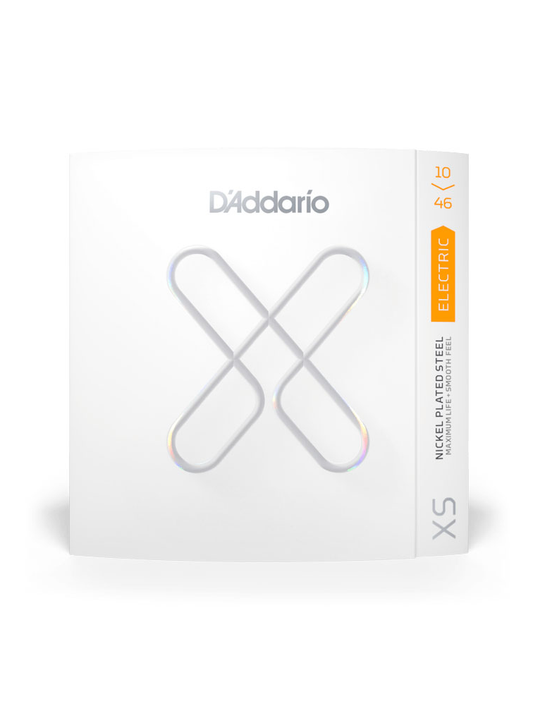 D'Addario XS Nickel XSE1046 Regular Light 10-46 Coated 6-String Electric Guitar Strings