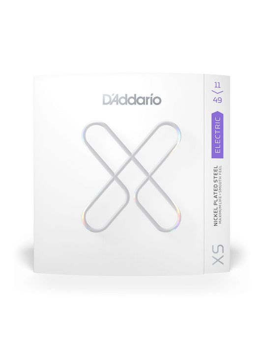 D'Addario XS Nickel XSE1149 Medium 11-49 Coated 6-String Electric Guitar Strings