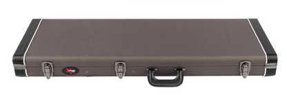 Xtreme XC610G Strat/Tele Vintage Rectangular Guitar Hard Case - Grey Tweed