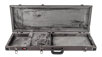 Xtreme XC610G Strat/Tele Vintage Rectangular Guitar Hard Case - Grey Tweed