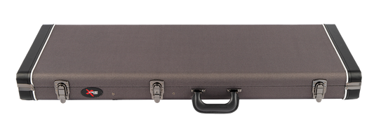 Xtreme XC610G Strat/Tele Vintage Rectangular Guitar Hard Case - Grey Tweed
