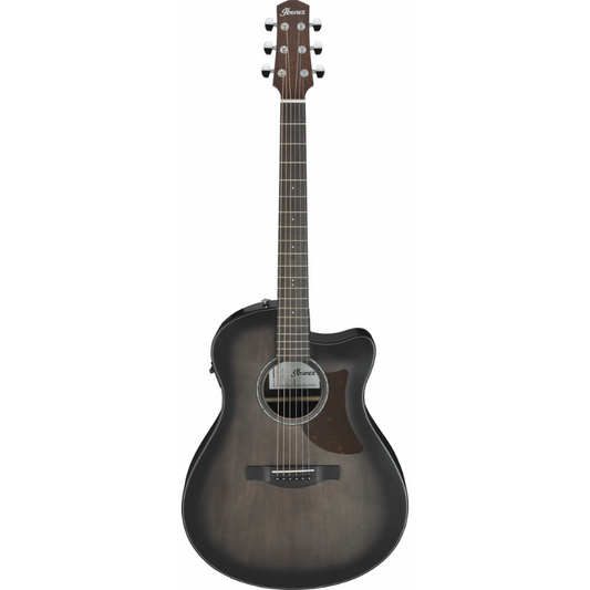 Ibanez AAM70CETBN Electro Acoustic Guitar Transparent Charcoal Burst