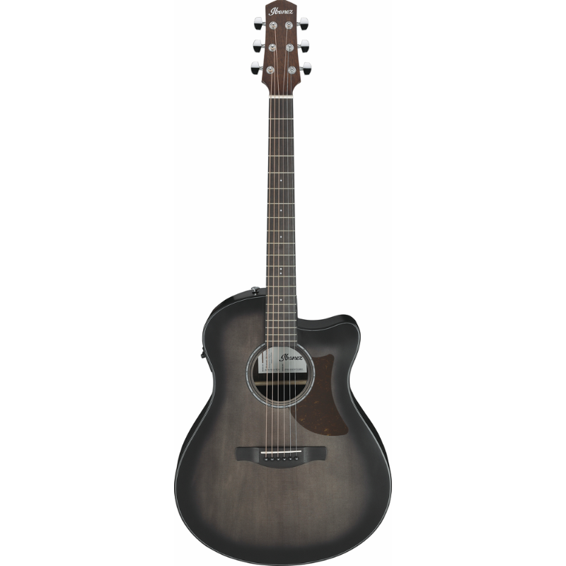 Ibanez AAM70CETBN Electro Acoustic Guitar Transparent Charcoal Burst