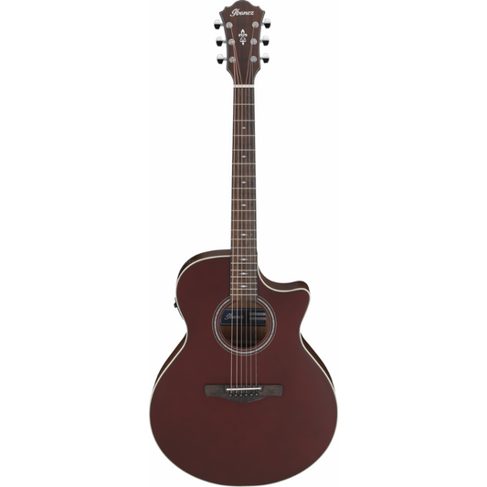 Ibanez AE100BUF Electro Acoustic Guitar Burgundy Flat