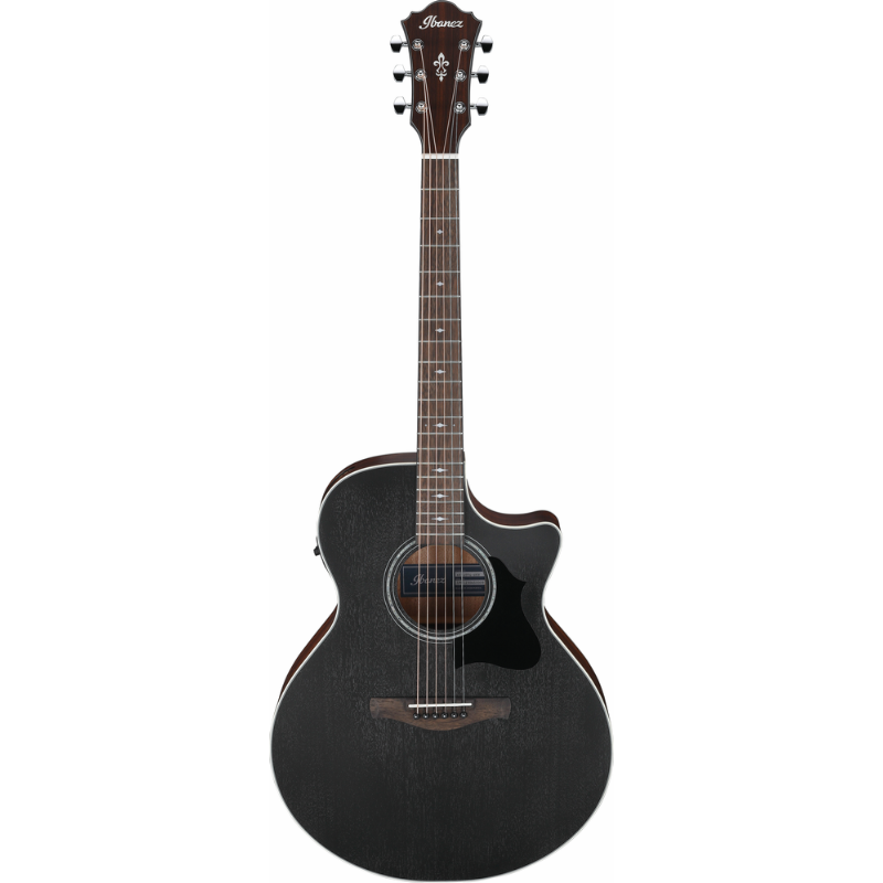 Ibanez AE140WKH Electro Acoustic Guitar Weathered Black