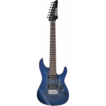 Ibanez AZ427P2QMTUB 7 String Electric Guitar Twilight Blue Burst