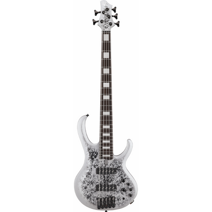 Ibanez BTB25TH5SLM 5 String Electric Bass Guitar Silver Blizzard Matte